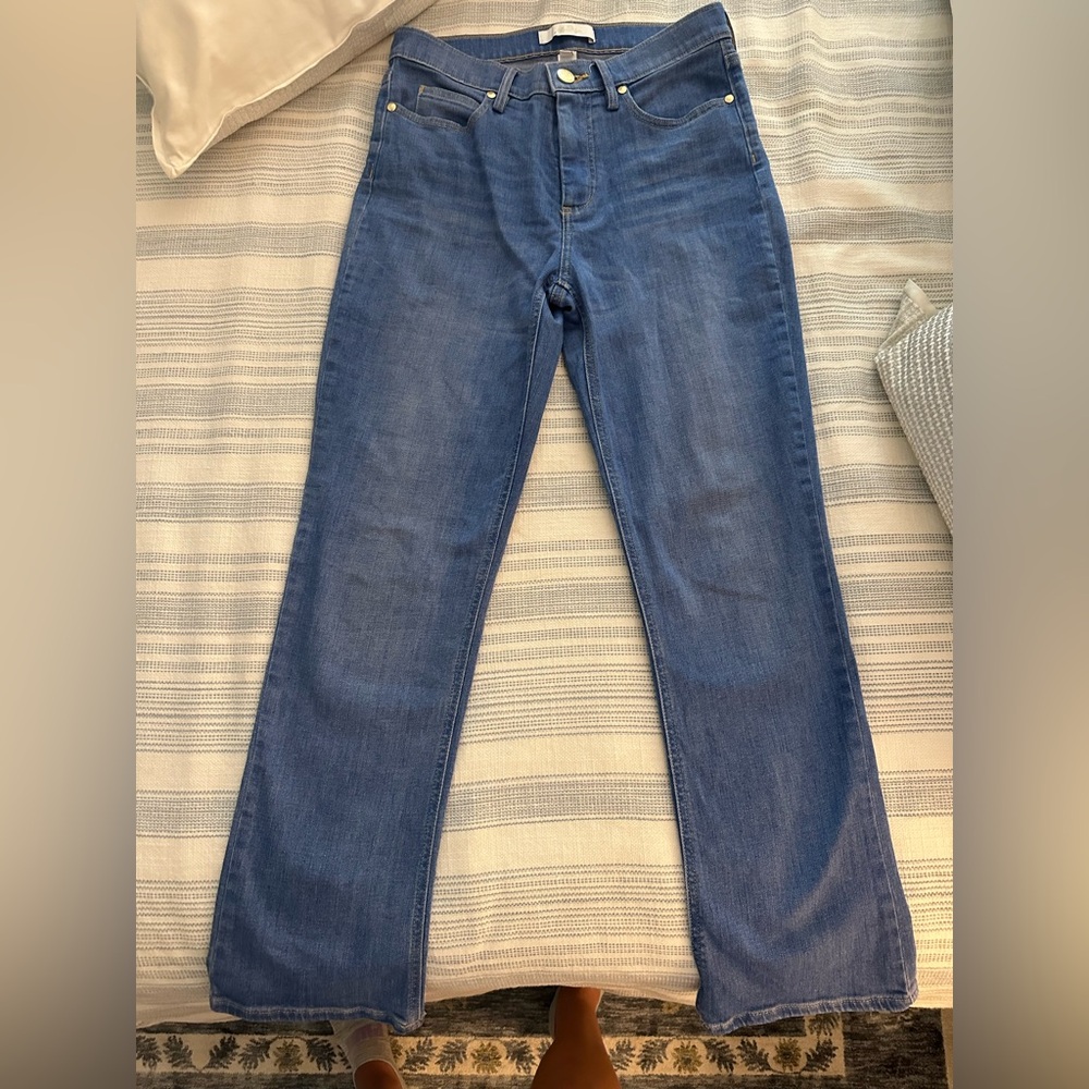 Lilly Pulitzer Liza High Rise Crop Flare Jeans